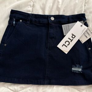 Nordstrom Navy Denim Skirt